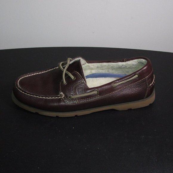 Wool-Lined Sperry Boat Shoes - Men's 9 - Picture 8 of 9
